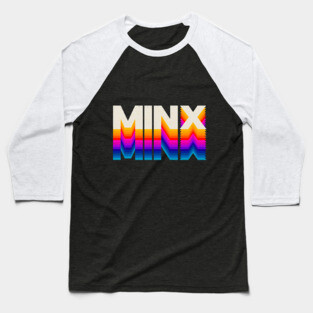 4 Letter Words - Minx Baseball T-Shirt