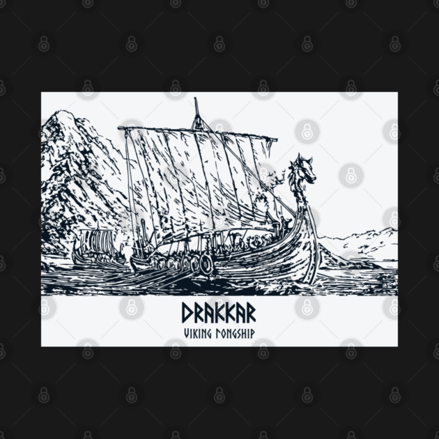 Drakkar Viking Longship by Lakeric