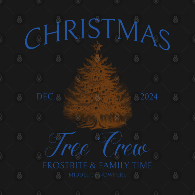 Christmas Tree Crew Family Christmas Tree Cutting Xmas by Yesteeyear