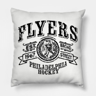 Flyers Vintage Hockey Pillow