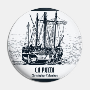 La Pinta - Christopher Columbus Pin