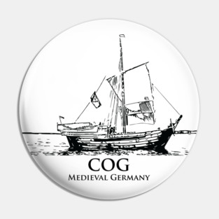 Medieval Cog Pin