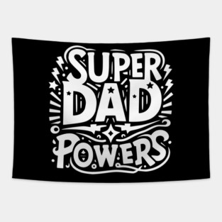 Super Dad Powers Tapestry