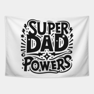 Super Dad Powers Tapestry