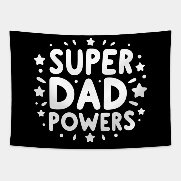 Super Dad Powers Tapestry by Frank Ring