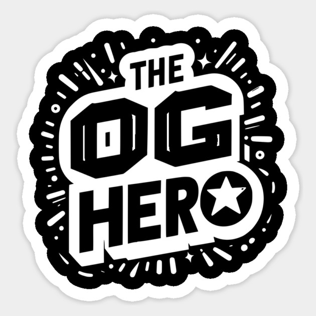The OG Hero Sticker by Frank Ring