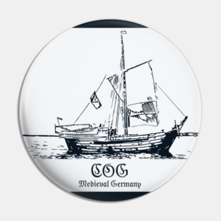 Medieval Cog Pin