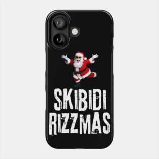 Skibidi Rizzmas Christmas Rizz Santa Claus Charisma Kid Cool Phone Case