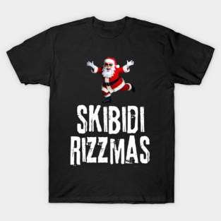 Skibidi Rizzmas Christmas Rizz Santa Claus Charisma Kid Cool T-Shirt