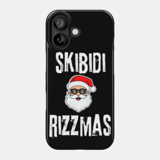 Skibidi Rizzmas Christmas Rizz Santa Claus Charisma Kid Cool Phone Case