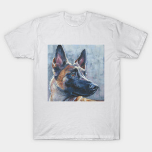 Belgian Malinois Fine Art Painting T-Shirt