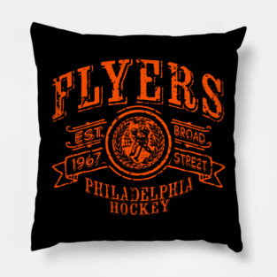 Flyers Vintage Hockey Pillow