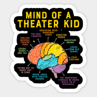 Mind of a theater kid Magnet