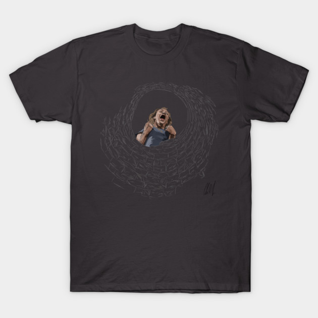 Silence of the Lambs: Girly Scream T-Shirt by 51Deesigns