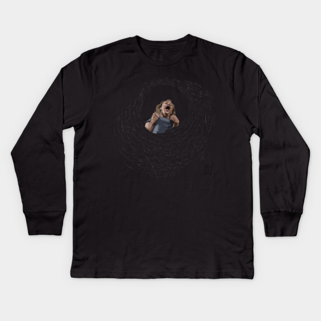 Silence of the Lambs: Girly Scream Kids Long Sleeve T-Shirt by 51Deesigns