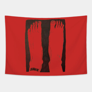 Bad Feet Tapestry