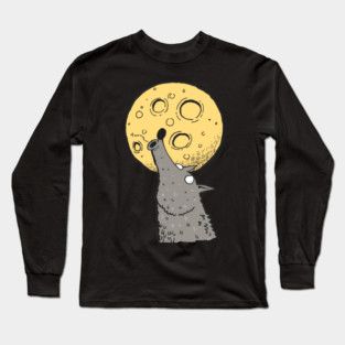 The wolf and the moon Long Sleeve T-Shirt
