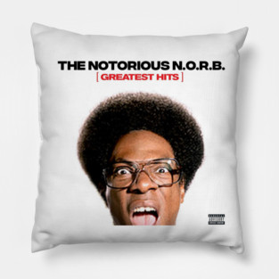 The Notorious N.O.R.B. Pillow