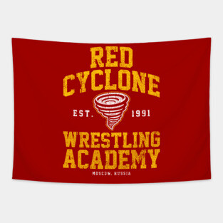 Red Cyclone Wrestling Academy Tapestry
