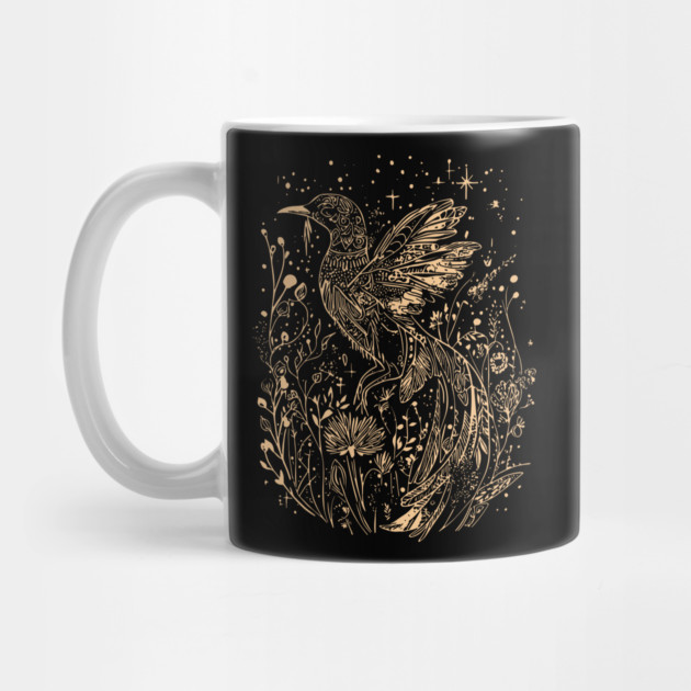 Gold Phoenix Awakening - Neo Folk Boho Style by TuncGK