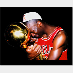 Michael Jordan Trophy Posters and Art