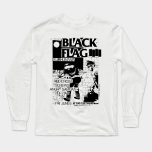 Black Flag / Subhumans / Red Cross / Angry Samoans Long Sleeve T-Shirt