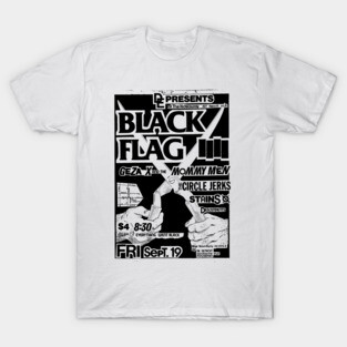 Black Flag / Circle Jerks / Stains / Descendents T-Shirt