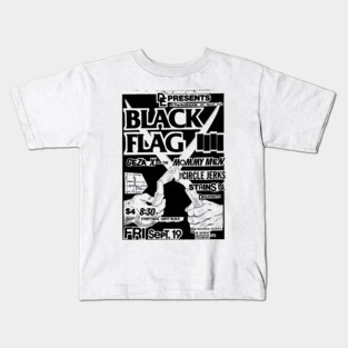 Black Flag / Circle Jerks / Stains / Descendents Kids T-Shirt