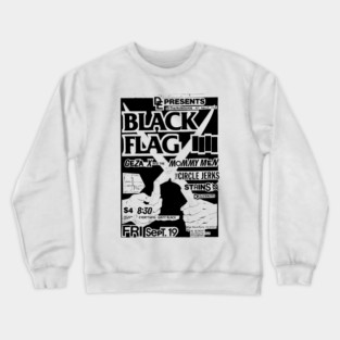 Black Flag / Circle Jerks / Stains / Descendents Crewneck Sweatshirt