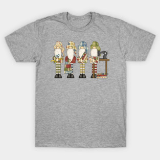 Quilting Tall Quilting Gnomes T-Shirt