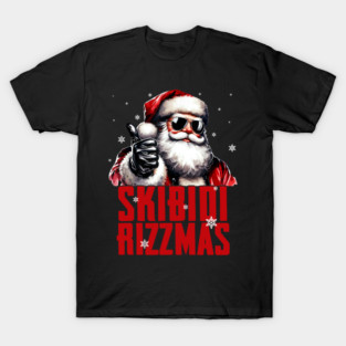 skibidi rizzmas santa funny vintage style T-Shirt