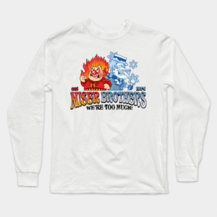 Miser Brothers Christmas We're Too Much Long Sleeve T-Shirt