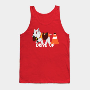 Cute Bullseye Dog Team Member Tank Top