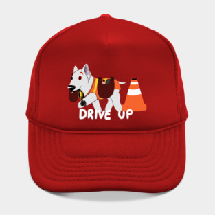 Cute Bullseye Dog Team Member Hat