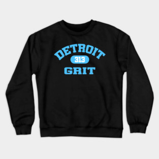 ‘313 GRIT’ Detroit Lions Merch Crewneck Sweatshirt