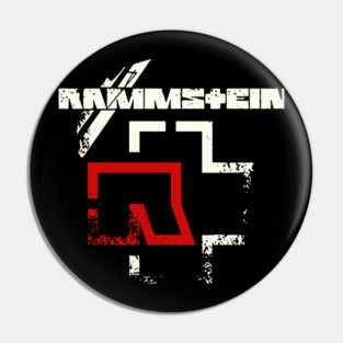 Rammstein scratch Pin