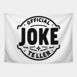 Official Joke Teller Tapestry