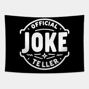 Official Joke Teller Tapestry