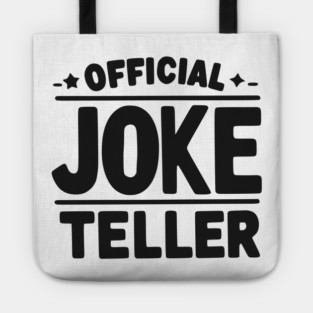 Official Joke Teller Tote