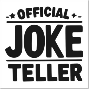 Official Joke Teller Posters and Art