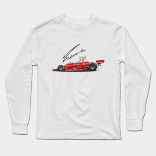 Niki Lauda F1 car Long Sleeve T-Shirt