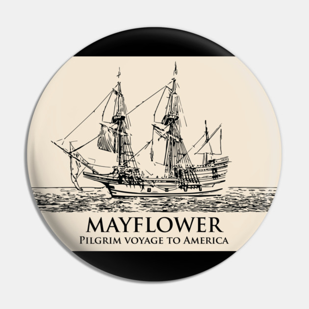 Mayflower Ship Pin by Lakeric