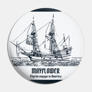 Mayflower Ship Pin