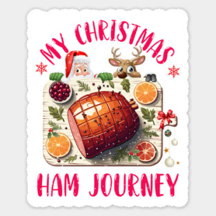 Christmas Ham Sticker