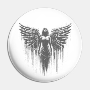 Angel Print Pin