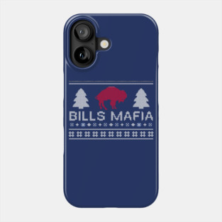 Bills Mafia - Original Christmas Sweater Style Design Phone Case