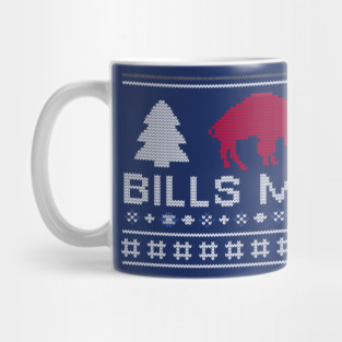 Bills Mafia - Original Christmas Sweater Style Design Mug