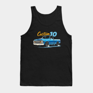 1972 Custom 10 – Classic Chevy Truck Art Tank Top