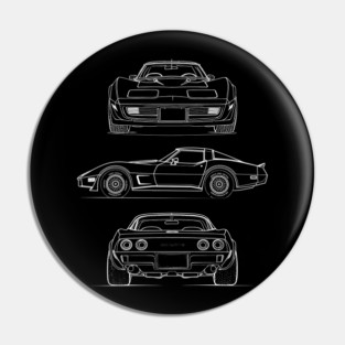 1979 Corvette C3 Pin