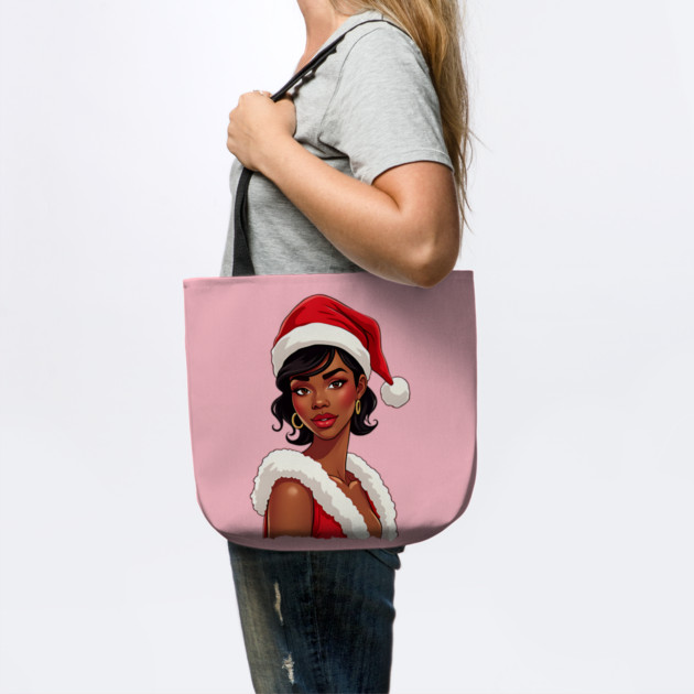 African American Woman Santa, Black Mrs Santa Claus by UrbanLifeApparel
